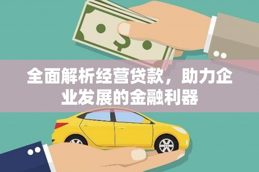 达坂城全面解析经营贷款，助力企业发展的金融利器