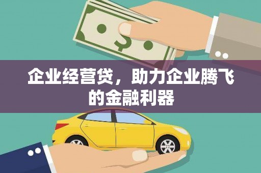 达坂城企业经营贷，助力企业腾飞的金融利器