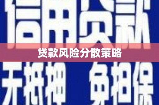达坂城贷款风险分散策略