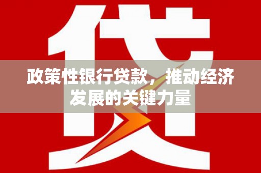达坂城政策性银行贷款，推动经济发展的关键力量